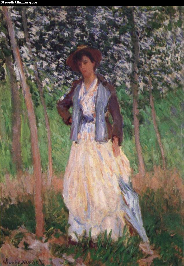Claude Monet Taking a Walk